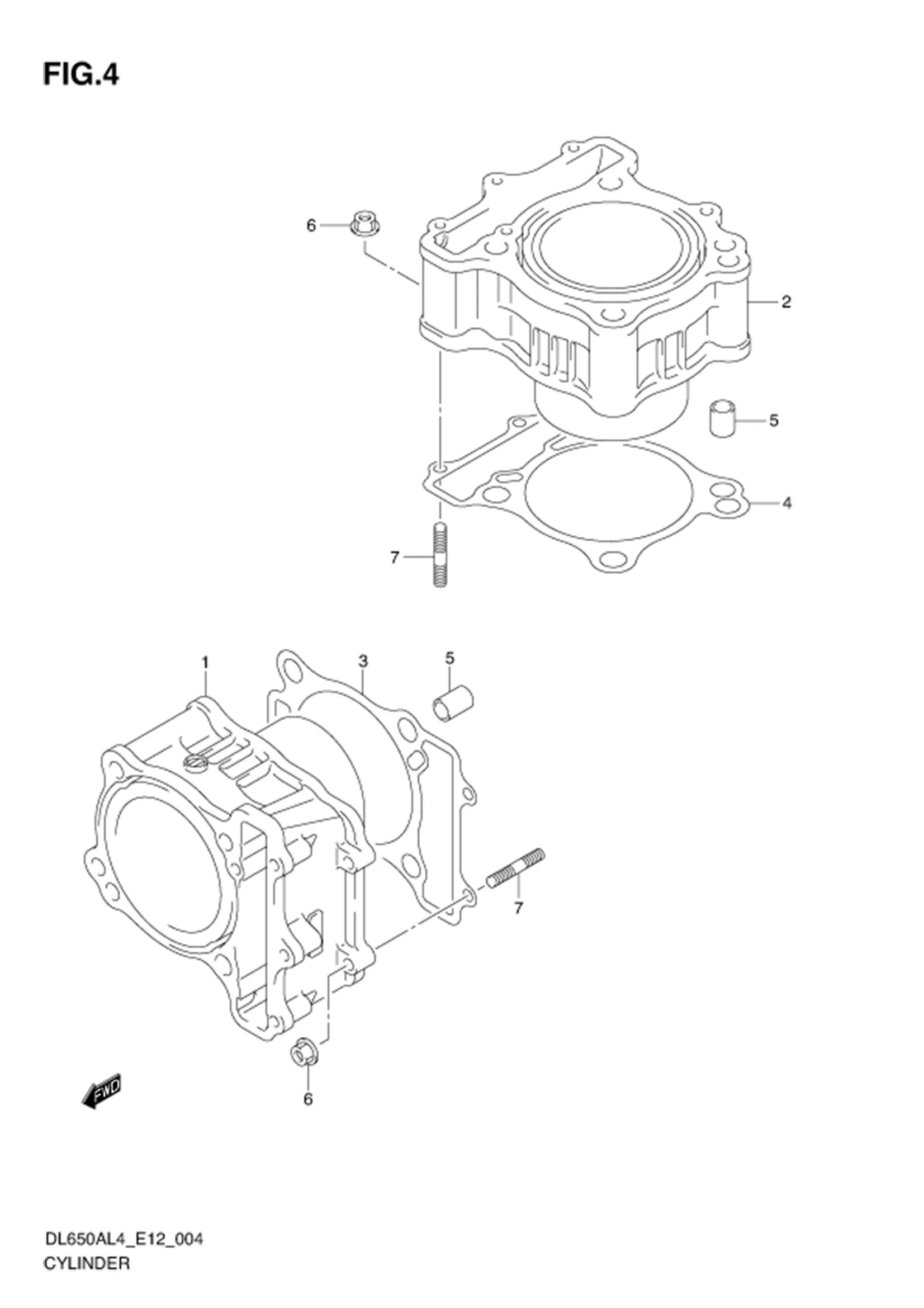 FIG.4 CYLINDER 