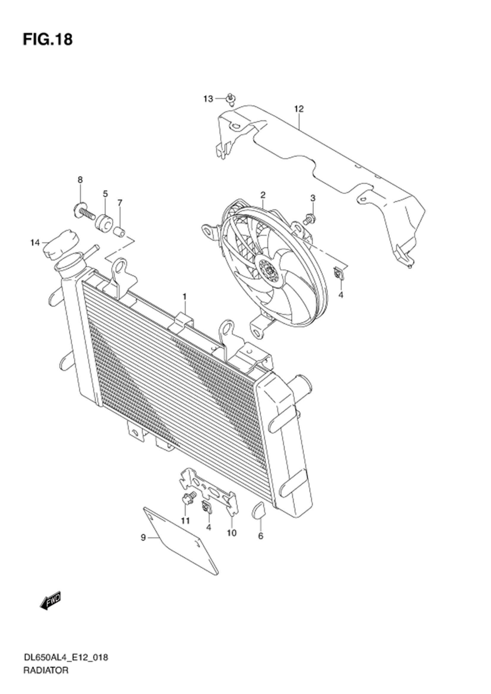 FIG.18 RADIATOR 