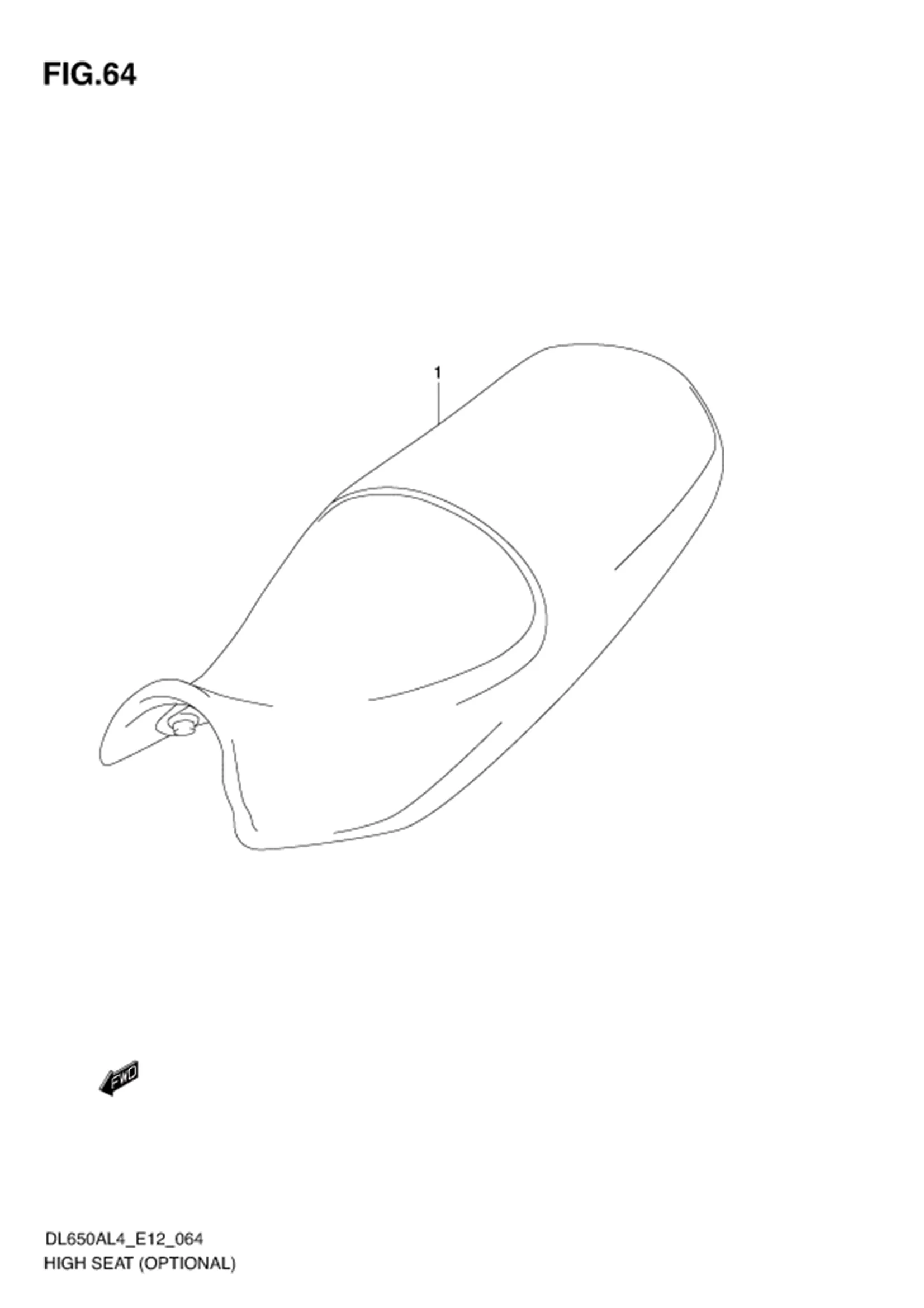 FIG.64 HIGH SEAT (OPTIONAL) 