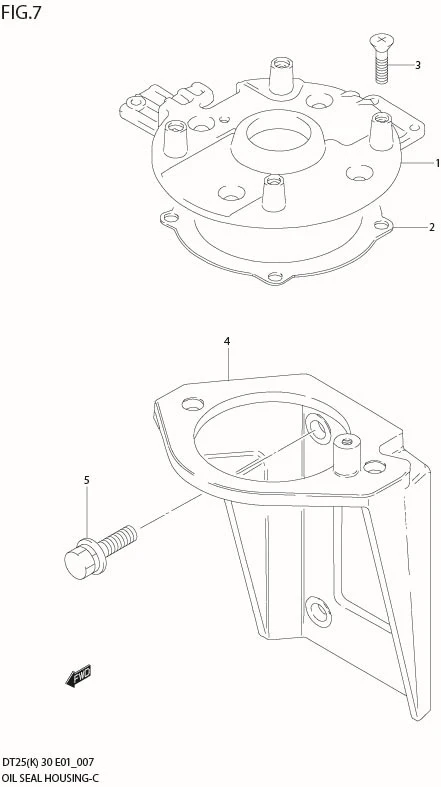 FIG 7   OIL SEAL HOUSING
