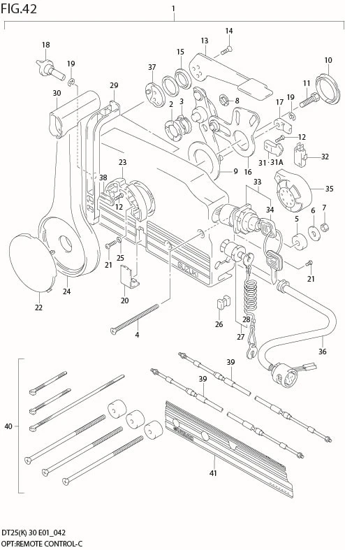 FIG 42  OPT : REMOTE CONTROL