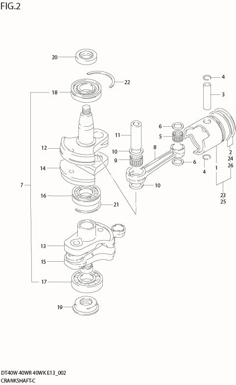 FIG 2   CRANKSHAFT