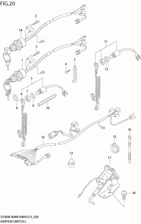FIG 20  IGNITION SWITCH