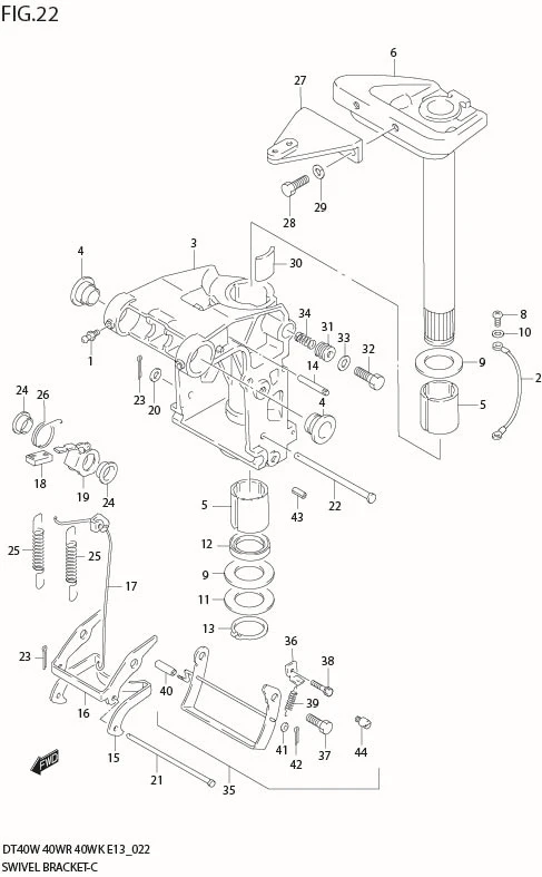 FIG 22  SWIVEL BRACKET