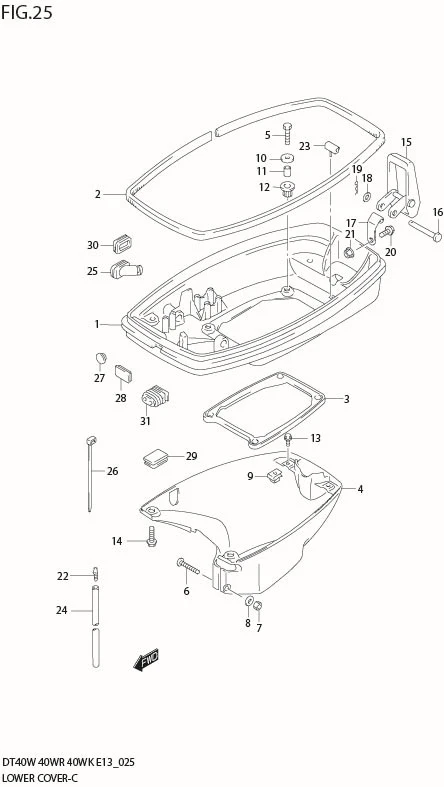 FIG 25  LOWER COVER