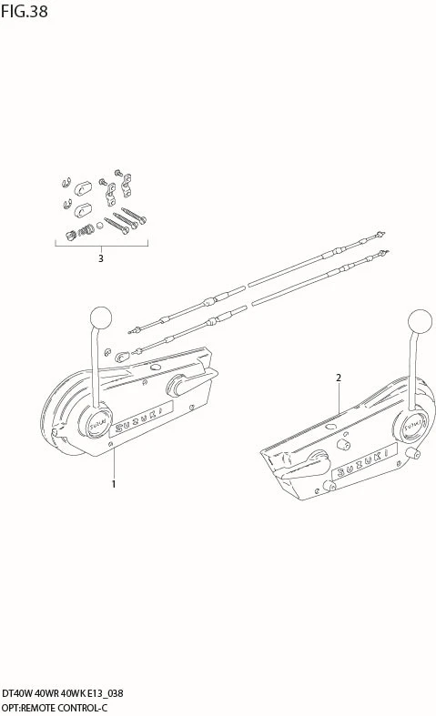 FIG 38  OPT : REMOTE CONTROL