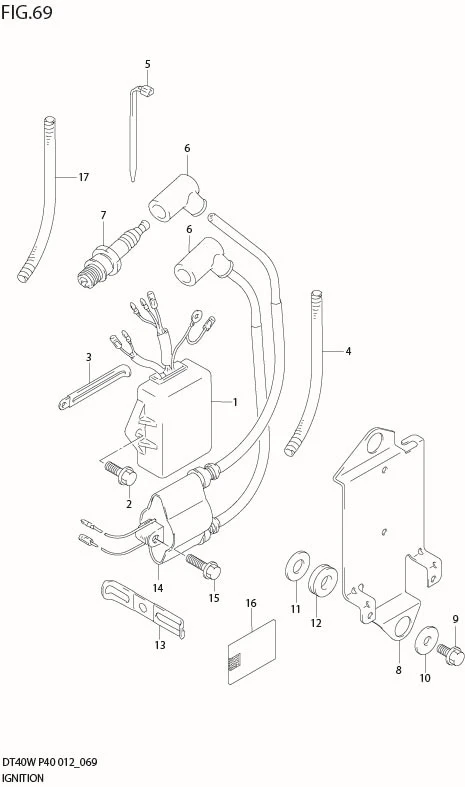FIG 69  IGNITION (DT40WK P40)