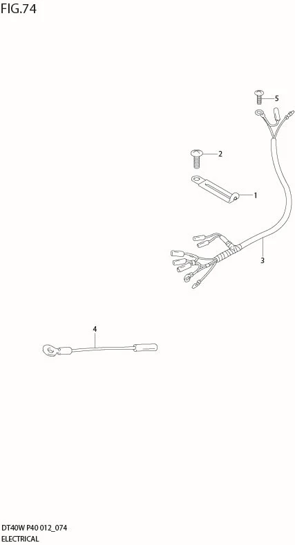 FIG 74  ELECTRICAL (DT40WK P40)