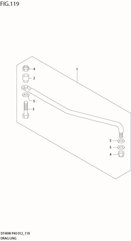 FIG 119 DRAG LING (DT40WR P40)