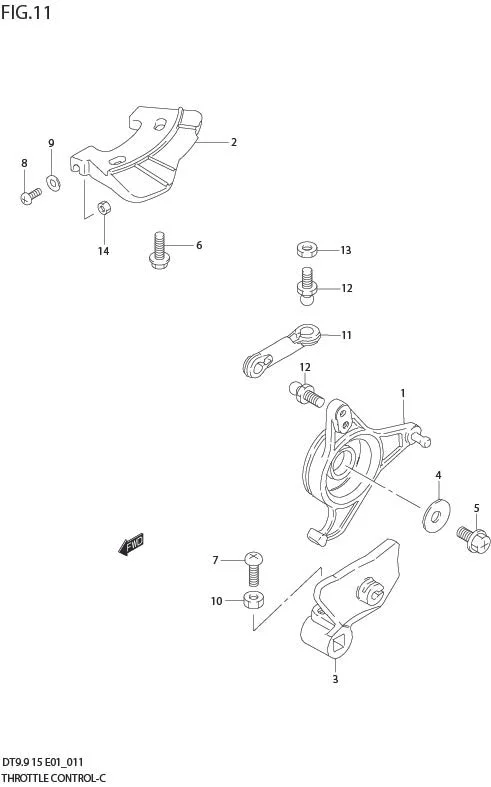 FIG 11  THROTTLE CONTROL