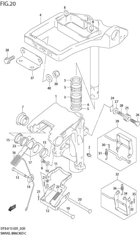 FIG 20  SWIVEL BRACKET