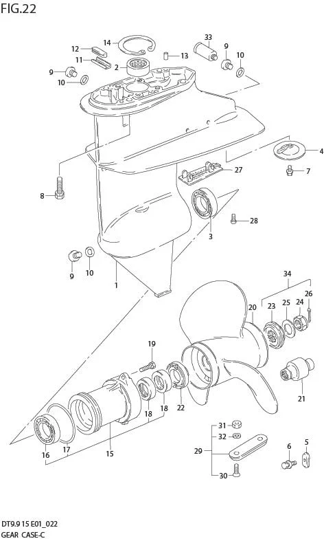 FIG 22  GEAR CASE