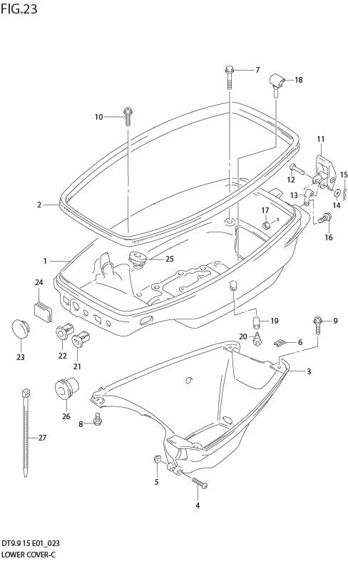FIG 23  LOWER COVER