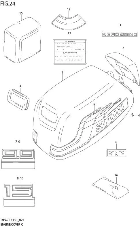 FIG 24  ENGINE COVER