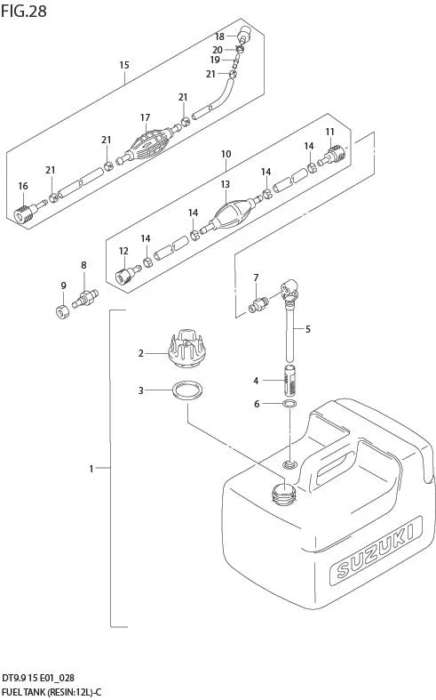 FIG 28  FUEL TANK (RESIN:12L)