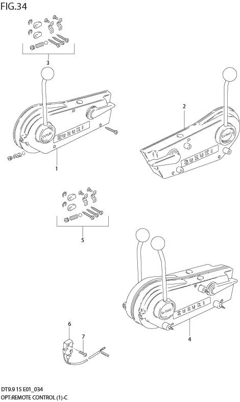 FIG 34  OPT : REMOTE CONTROL (1)