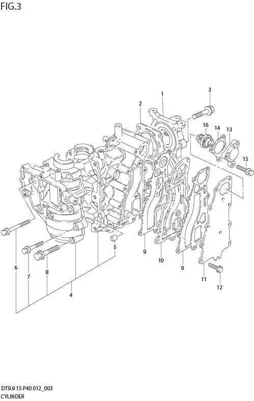 FIG 3   CYLINDER (DT9.9K P36)