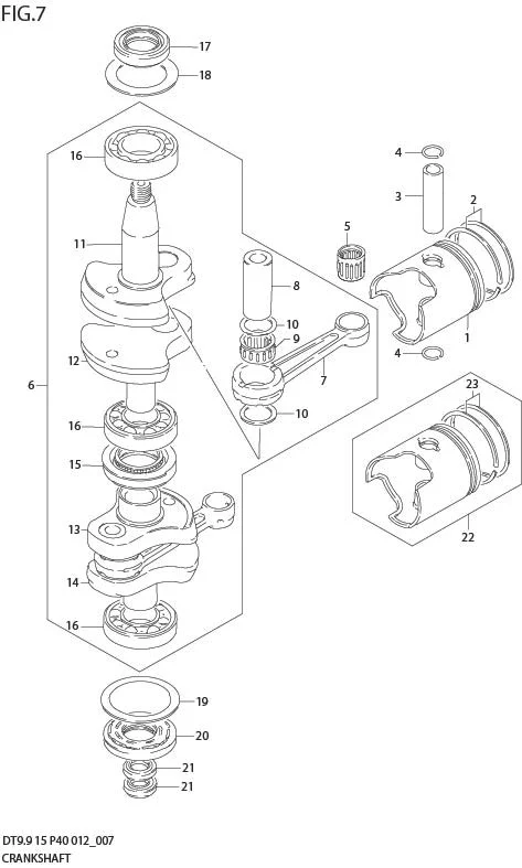 FIG 7   CRANKSHAFT