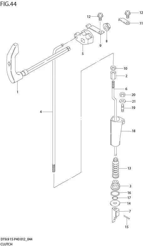 FIG 44  CLUTCH (DT15 P37)
