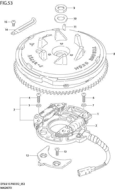 FIG 53  MAGNETO (DT9.9 P40)