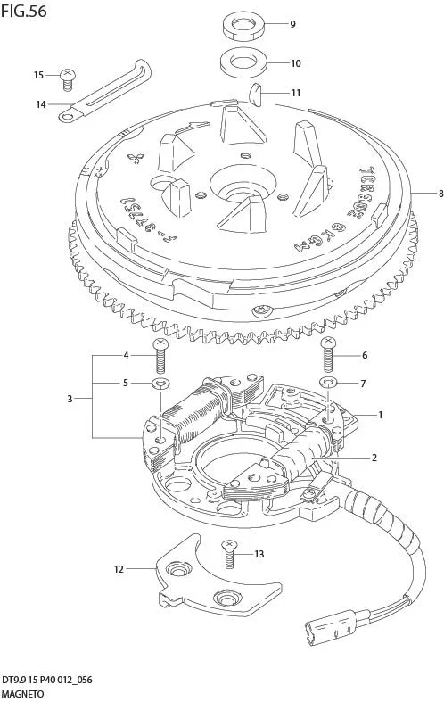 FIG 56  MAGNETO (DT15 P40)