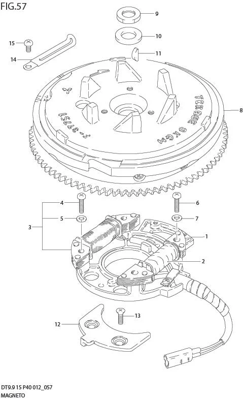 FIG 57  MAGNETO (DT15 P37)