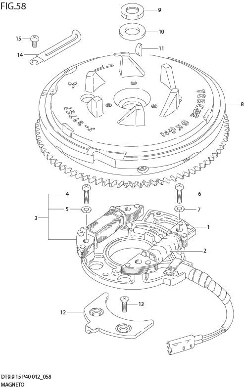 FIG 58  MAGNETO (DT15K P36)