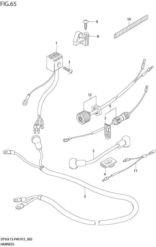 FIG 65  HARNESS (DT15 P40)