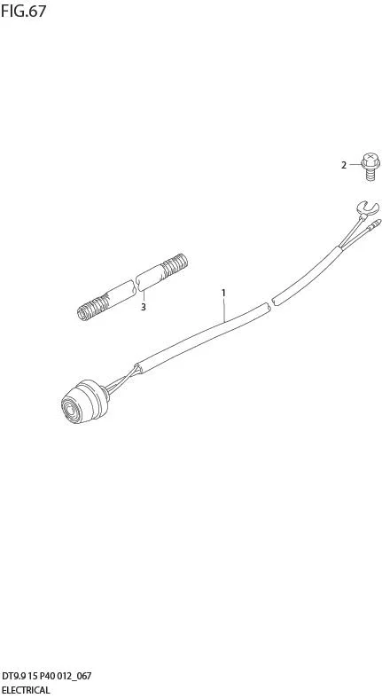 FIG 67  ELECTRICAL (DT9.9K P40)