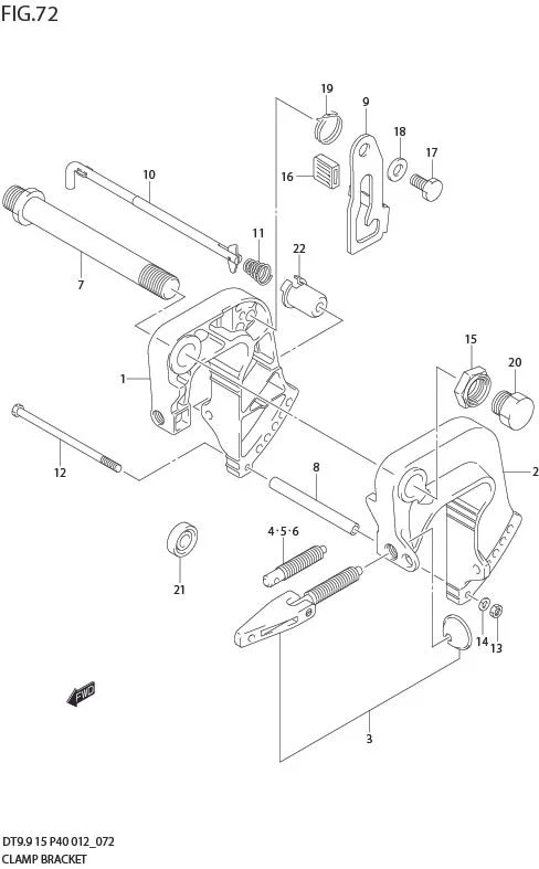 FIG 72  CLAMP BRACKET