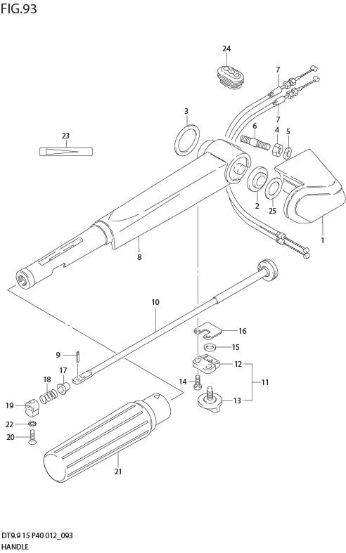 FIG 93  HANDLE (DT9.9 P40)