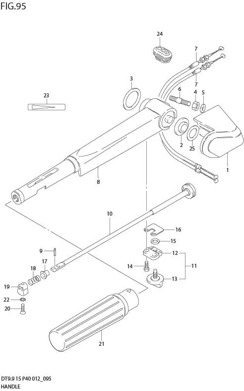 FIG 95  HANDLE (DT9.9K P36)