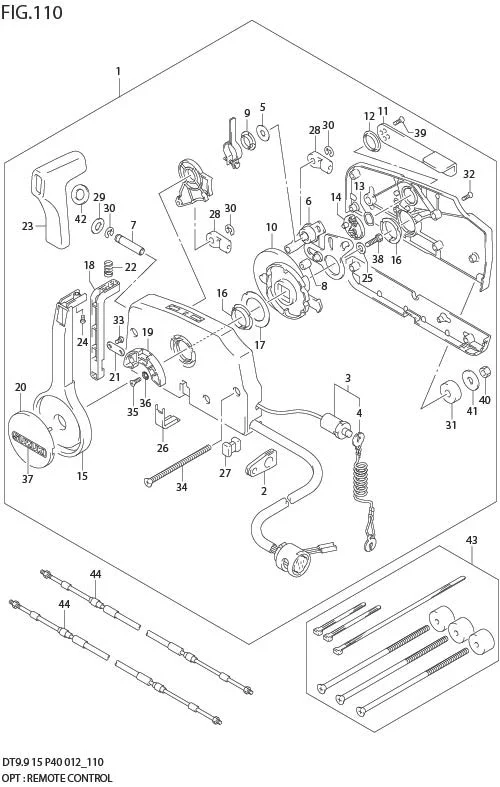 FIG 110 OPT : REMOTE CONTROL