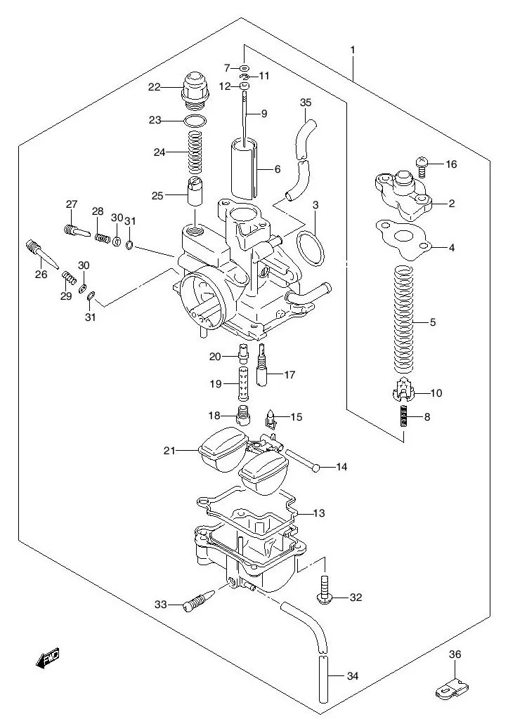 FIG.10 CARBURETOR