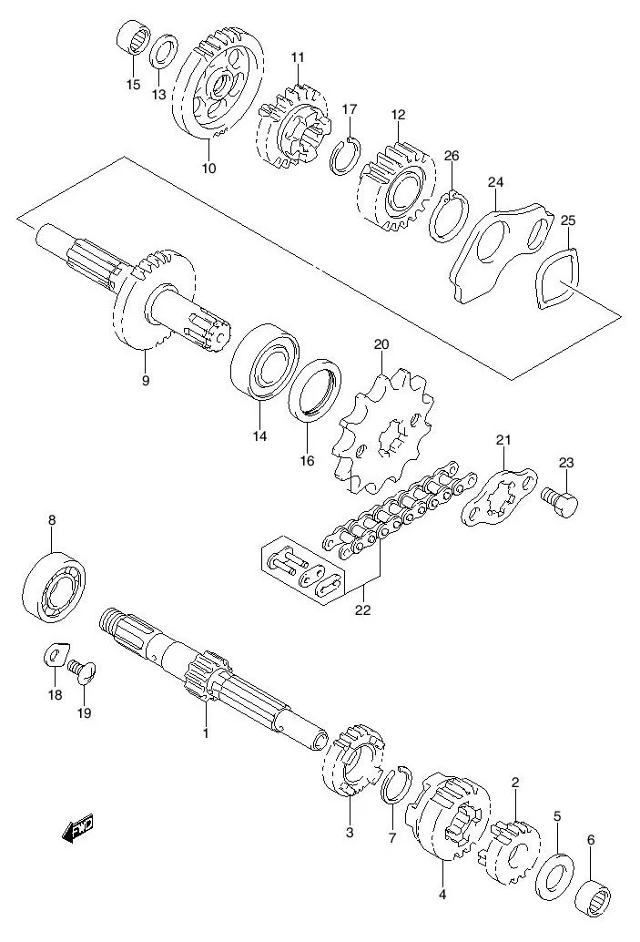FIG.15 TRANSMISSION