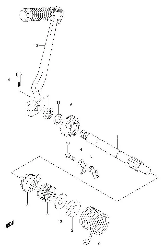 FIG.17 KICK STARTER