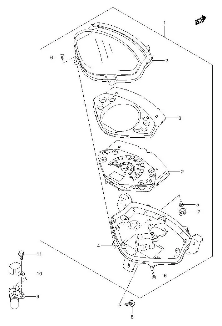FIG.22 SPEEDOMETER