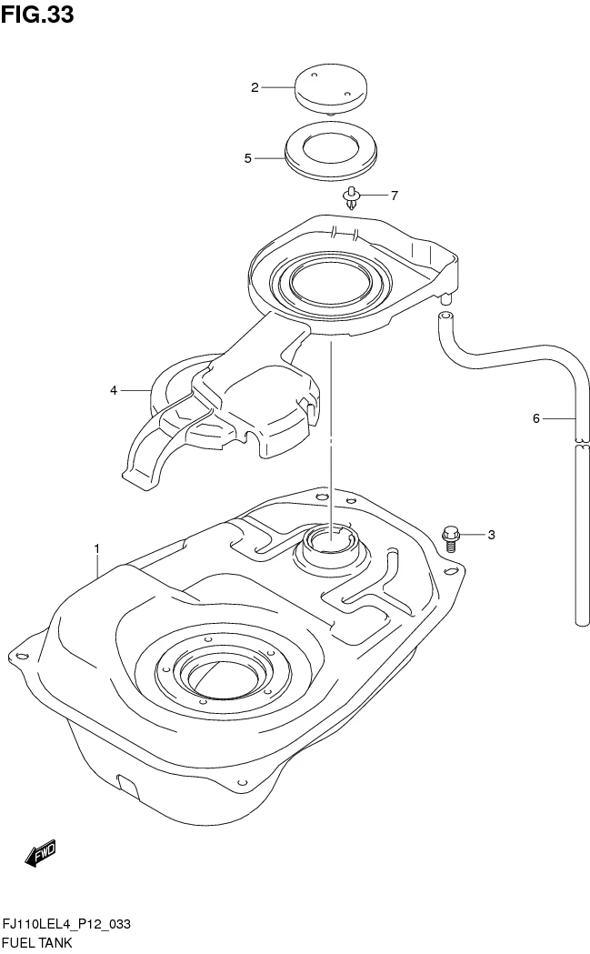 FIG. 33 FUEL TANK