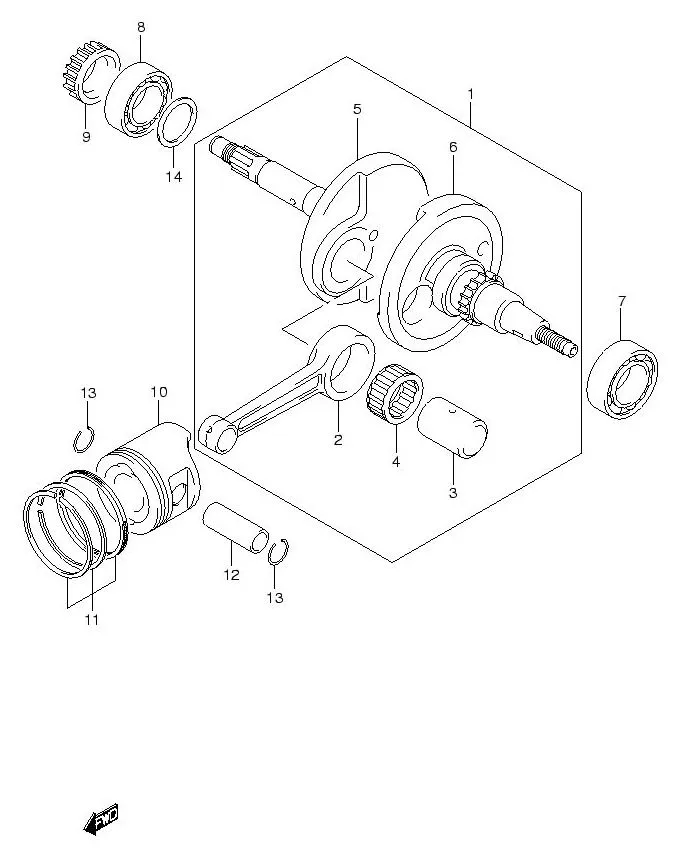 FIG.5 CRANKSHAFT