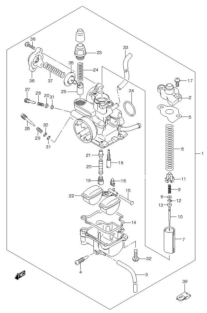 FIG.9 CARBURETOR