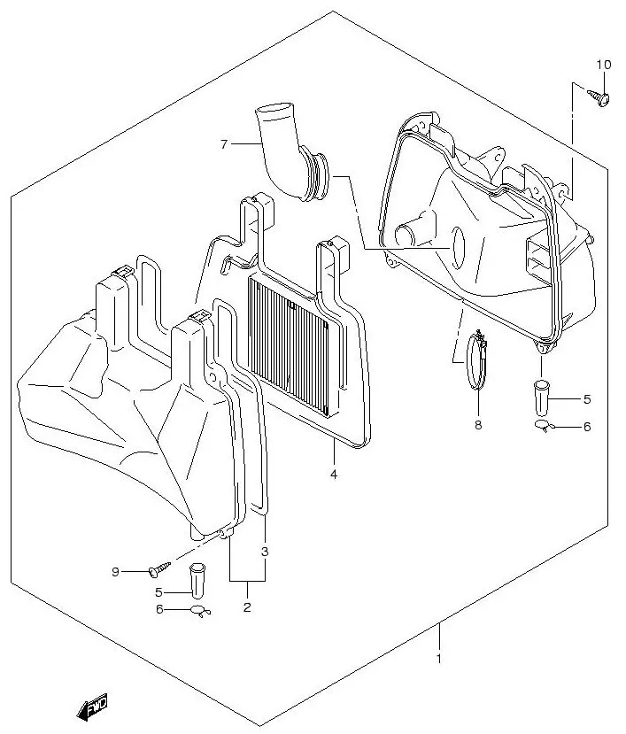 FIG.10 AIR CLEANER