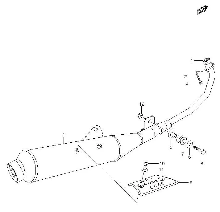 FIG.11 MUFFLER