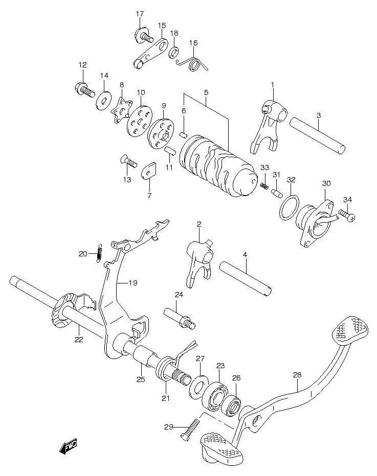 FIG.16 GEAR SHIFTING