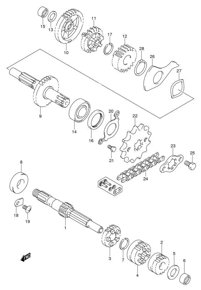 FIG.16 TRANSMISSION