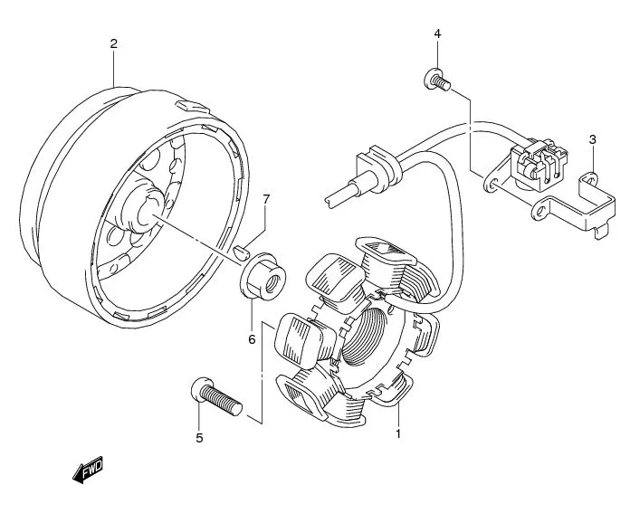 FIG.20 MAGNETO (FL125SDK7/SDK8/RDK8/RCDMK7/RCDMK8)