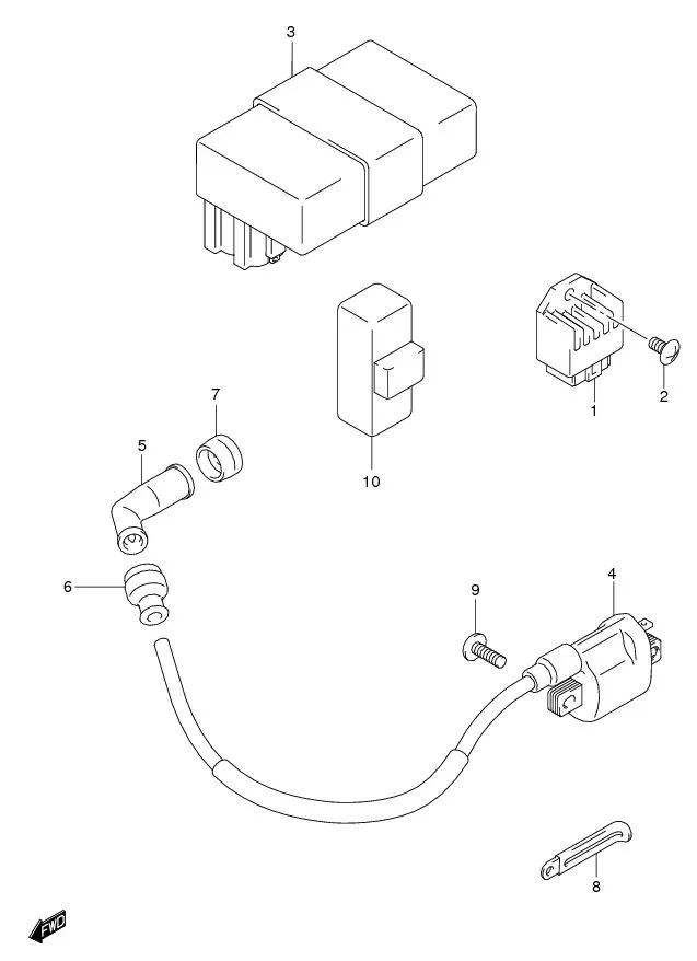 FIG.22 ELECTRICAL (FL125SDK7/SDK8/RDK8/RCDMK/7/RCDMK8)