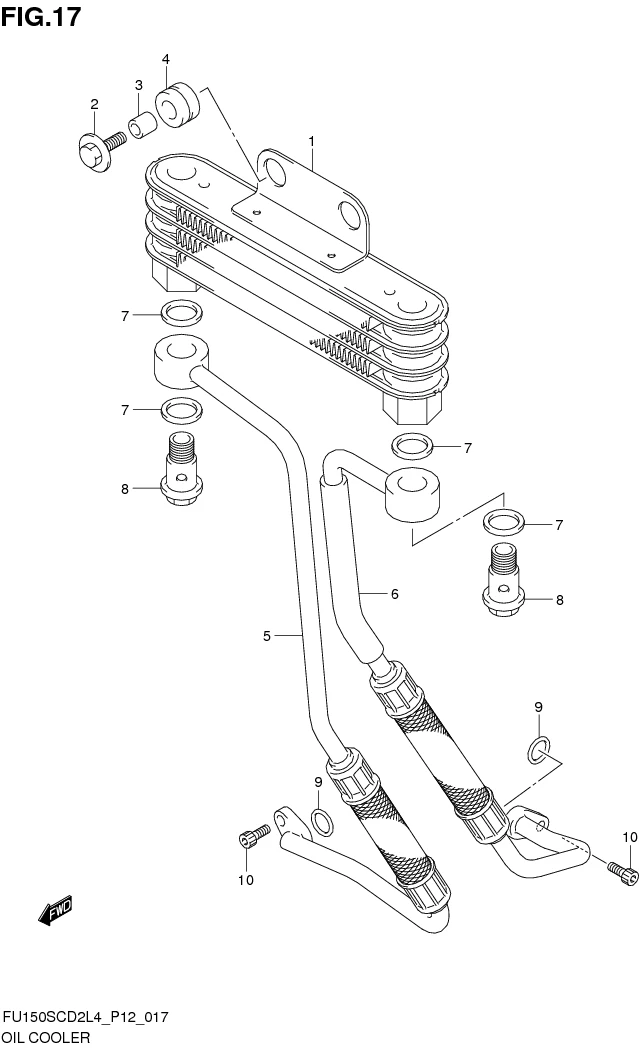 FIG.17 OIL COOLER 