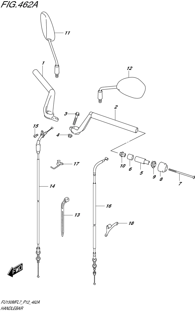 FIG. 462A HANDLEBAR