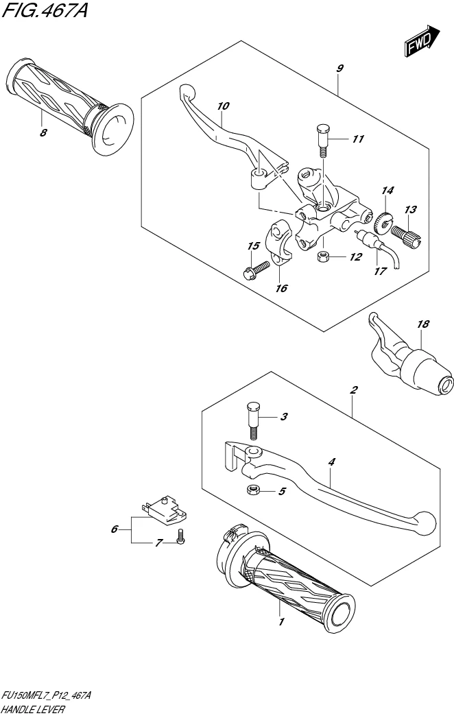 FIG. 467A HANDLE LEVER