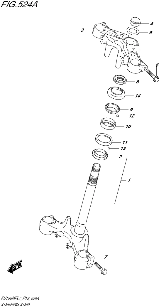 FIG. 524A STEERING STEM